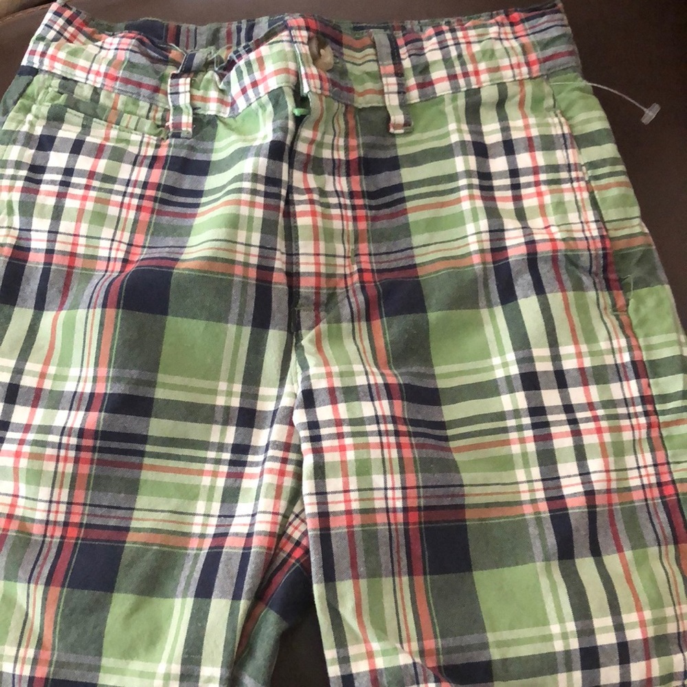 Janie and jack plaid cotton shorts Size 3